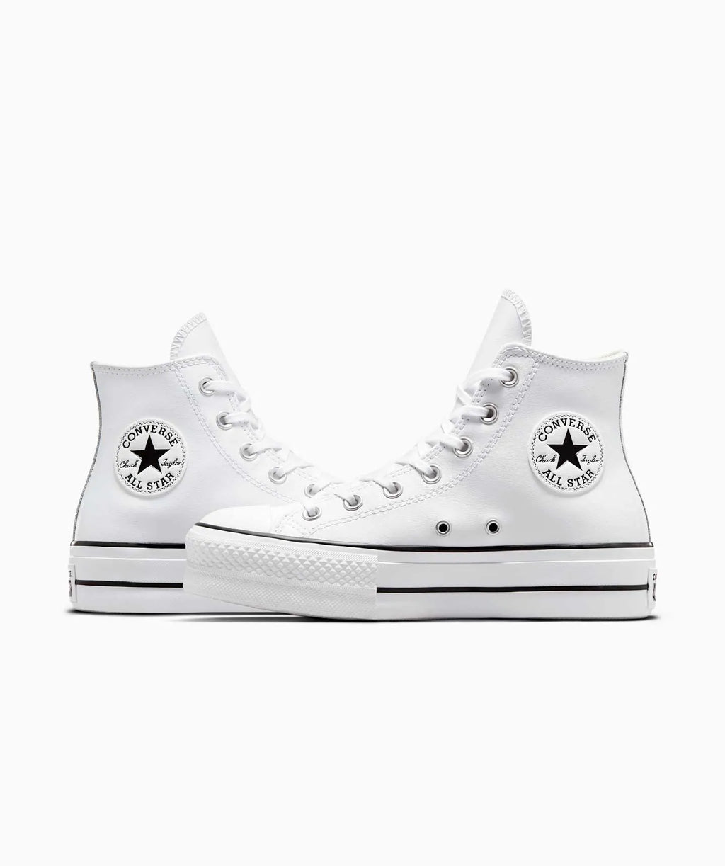 tenis converse ctas lift hi white/black/white