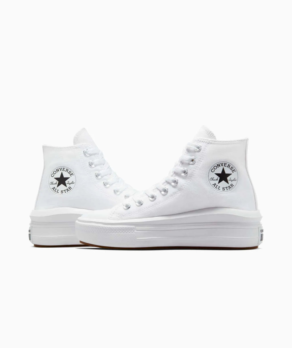 tenis converse ctas move hi white/natural ivory/black